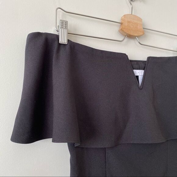 Leith-Off Shoulder Tiered V Neck Bustier Top (Small) - Picture 5 of 10